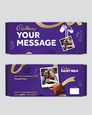 Dairy Milk Gift Bar 345g with sleeve X Large