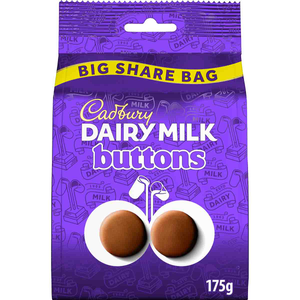 Dairy Milk Buttons Chocolate Big Share Bag 175g