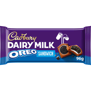 Dairy Milk Oreo Sandwich Chocolate Bar 96g