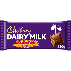 Cadbury Dairy Milk Crunchie Chocolate Bar 180g