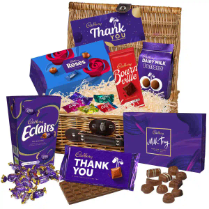 Cadbury "Thank You" Chocolate Basket