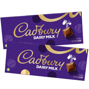 Cadbury Dairy Milk Chocolate Bars 850g (Bundle of 2)