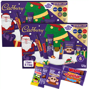 Cadbury Santa Christmas Selection Box 125g (Bundle of 2)