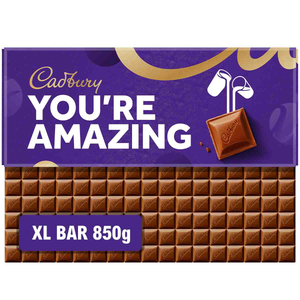 Cadbury Dairy Milk "You're Amazing" XL Chocolate Bar 850g
