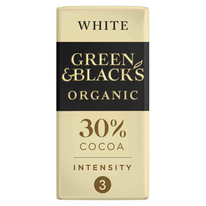 Green & Black's Organic White Chocolate 90g Bar