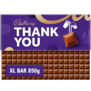 Cadbury Dairy Milk "Thank You" XL Chocolate Bar 850g