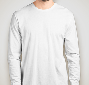 Next Level Jersey Blend Long Sleeve T-shirt - White