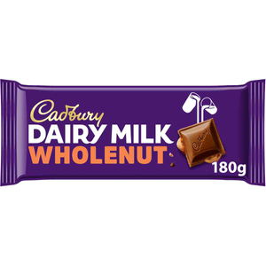 Dairy Milk Wholenut Chocolate Bar 180g