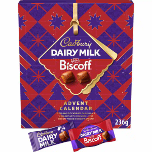 Cadbury Dairy Milk Lotus Biscoff Chocolate Chunk Advent Calendar 236g