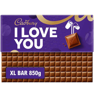 Cadbury Dairy Milk "I Love You" XL Chocolate Bar 850g