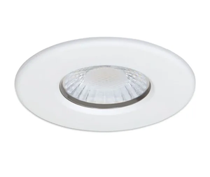 Collingwood DLT551500A H2 LITE Fixed Fire Rated Colour Selectable & Multi-Wattage CCT Downlight with White Bezel 4.2W / 6W IP65