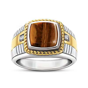 Tiger's Eye Legacy Of Strength Ring Size 11.5