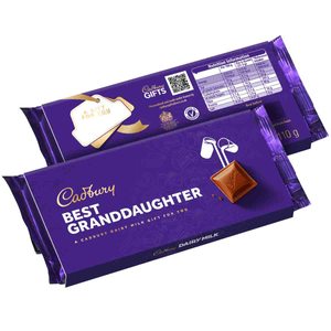 Cadbury Dairy Milk "Best Granddaughter" Chocolate Bar with Sleeve 110g