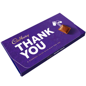 Cadbury Dairy Milk "Thank You" Chocolate Bar with Gift Envelope 110g