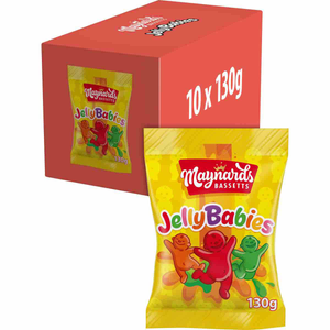 Maynards Bassetts Jelly Babies 130g Box of 10