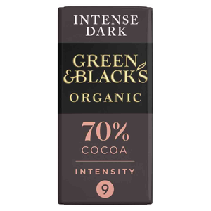 Green & Black's Organic Dark 70% Chocolate 90g Bar