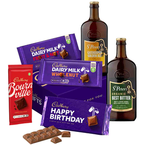 Cadbury Birthday Bars & Beers Hamper