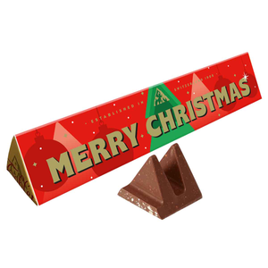 Toblerone Merry Christmas Milk Chocolate Large Bar with Sleeve