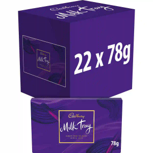 Cadbury Milk Tray Chocolate Box 78g (Box of 22)
