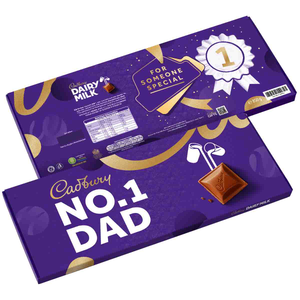 Cadbury Dairy Milk "No.1 Dad" XL Chocolate Bar 850g