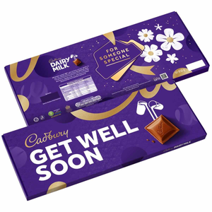 Cadbury Dairy Milk "Get Well Soon" XL Chocolate Bar 850g