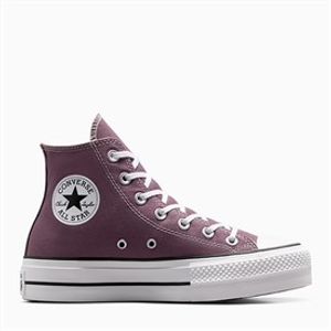 Converse Womens Chuck Taylor All Star Lift Platform Hi Trainers Trail Mixed/Natural Ivory