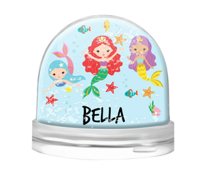 Mermaids Snow Globe