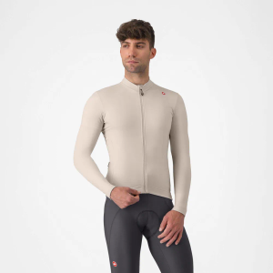 Castelli Espresso Thermal Jersey Clay Dark Grey M