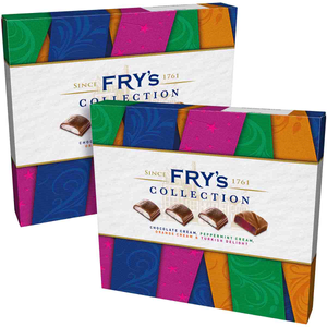 Fry's Collection Milk & Dark Chocolate Selection Box 249g (Bundle of 2)