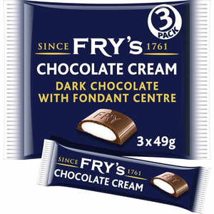 Fry's Dark Chocolate Cream Bar 49g (Pack of 3)