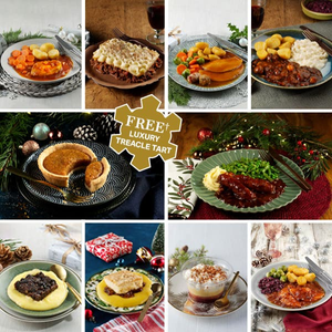 Christmas Collection Meal Box with Free Luxury Treacle Tart