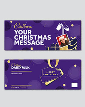 Christmas Dairy Milk Gift Bar 850g with Sleeve XX Large