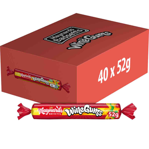 Maynards Bassetts Wine Gums Roll 52g (Box of 40)