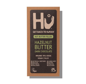 Organic Hazelnut Butter Dark Chocolate Bar (Hu) 60g
