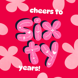 Cheers To Sixty Years Card