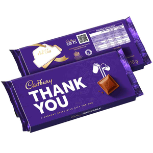 Cadbury Dairy Milk "Thank You" Chocolate Bar with Sleeve 110g