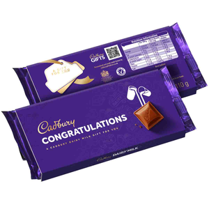 Cadbury Dairy Milk "Congratulations" Chocolate Bar with Sleeve 110g