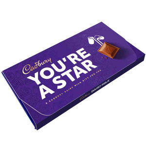 Cadbury Dairy Milk "You're A Star" Chocolate Bar With Gift Envelope 110g