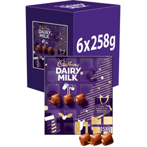 Cadbury Dairy Milk Chocolate Chunk Advent Calendar 258g (Box of 6)