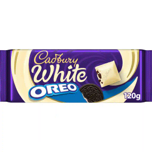 Cadbury White Chocolate Oreo Bar 120g 