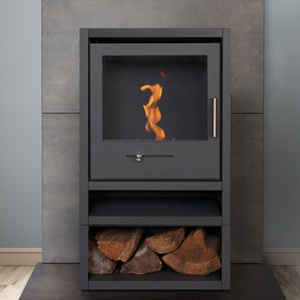 OKO S1 Bioethanol Stove With Log Store