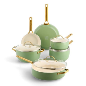 Greenpan - Padova Cookware Set Sage Green 6pce
