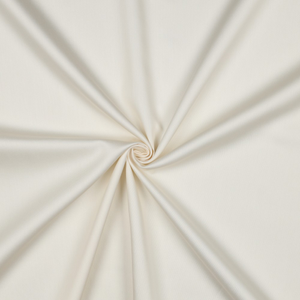 Tissu satin de coton - Écru