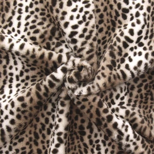 Tissu fausse fourrure animal - Guépard