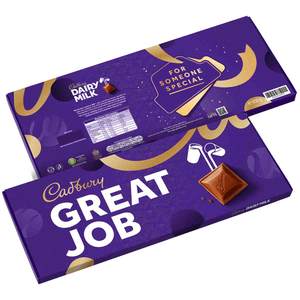 Cadbury Dairy Milk "Great Job" XL Chocolate Bar 850g