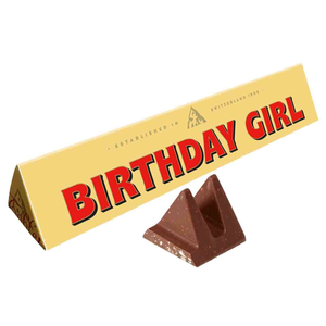 Toblerone Birthday Girl Milk Chocolate Bar 360g