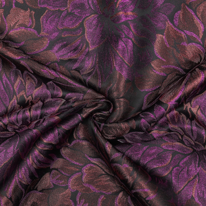 Tissu jacquard  - Pivoine