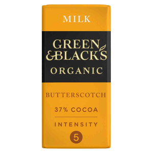 Green & Black's Organic Butterscotch Milk Chocolate Bar 90g