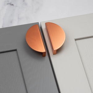 Rose Gold Copper Half Moon Handle with 64mm Centres