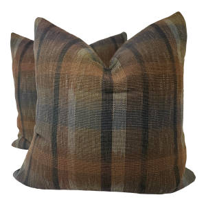 Zak + Fox "Alasdair" in Color 01 22" Pillows-a Pair